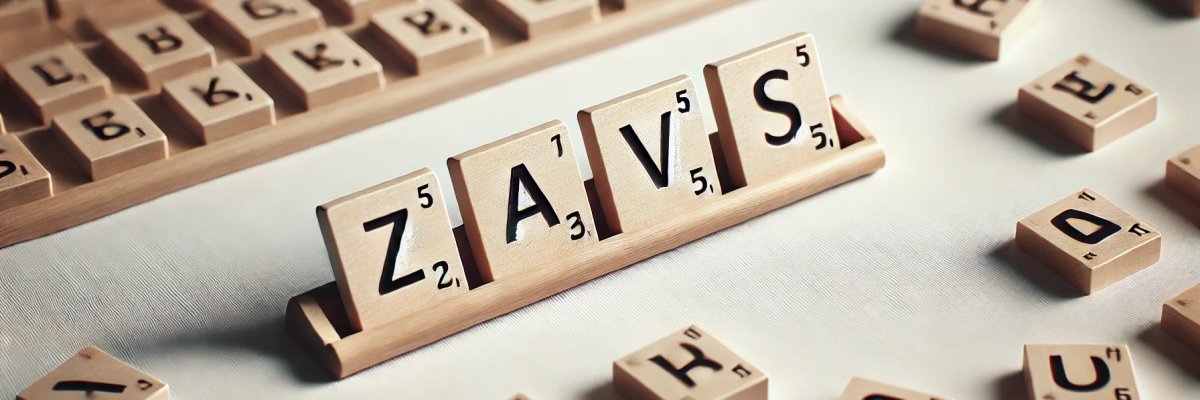 Bild Scrabble mit Schriftzug ZAvS