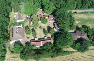 Luftbildaufnahme des Kreisjugendheims Ernsthofen