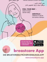 Titelseite Flyer Breastcare