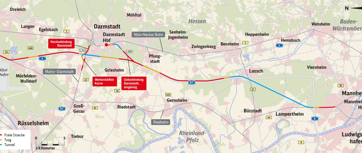 Neubaustrecke Frankfurt Mannheim