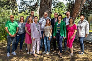 Bild mit Mitgliedern des Örtlichen Beirats der Kreisagentur für Beschäftigung