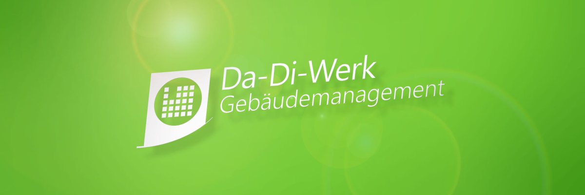 Da-Di-Werk Logo und Schriftzug auf hellgrünem Hintergrund