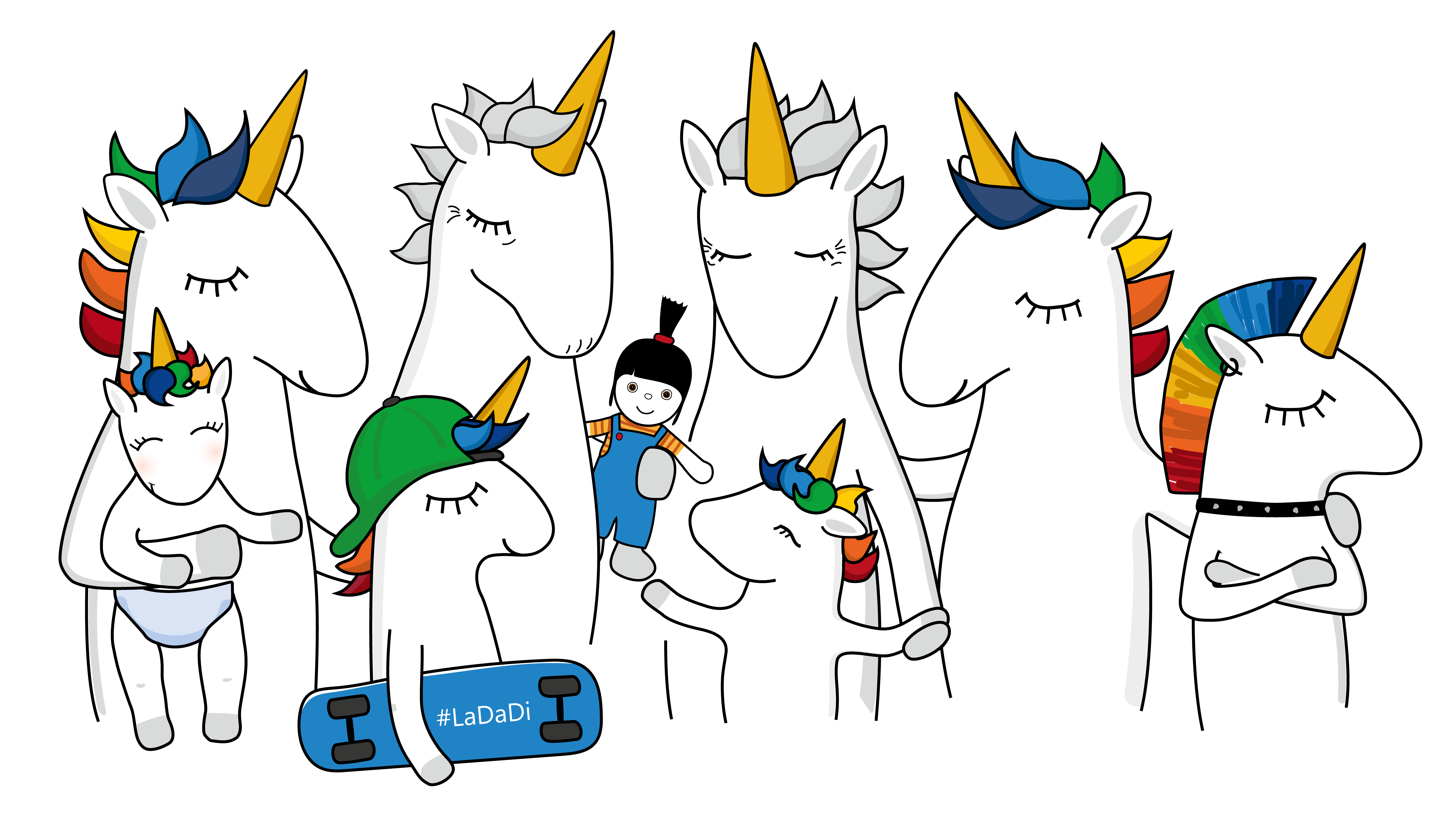 Einhorn-Familie
