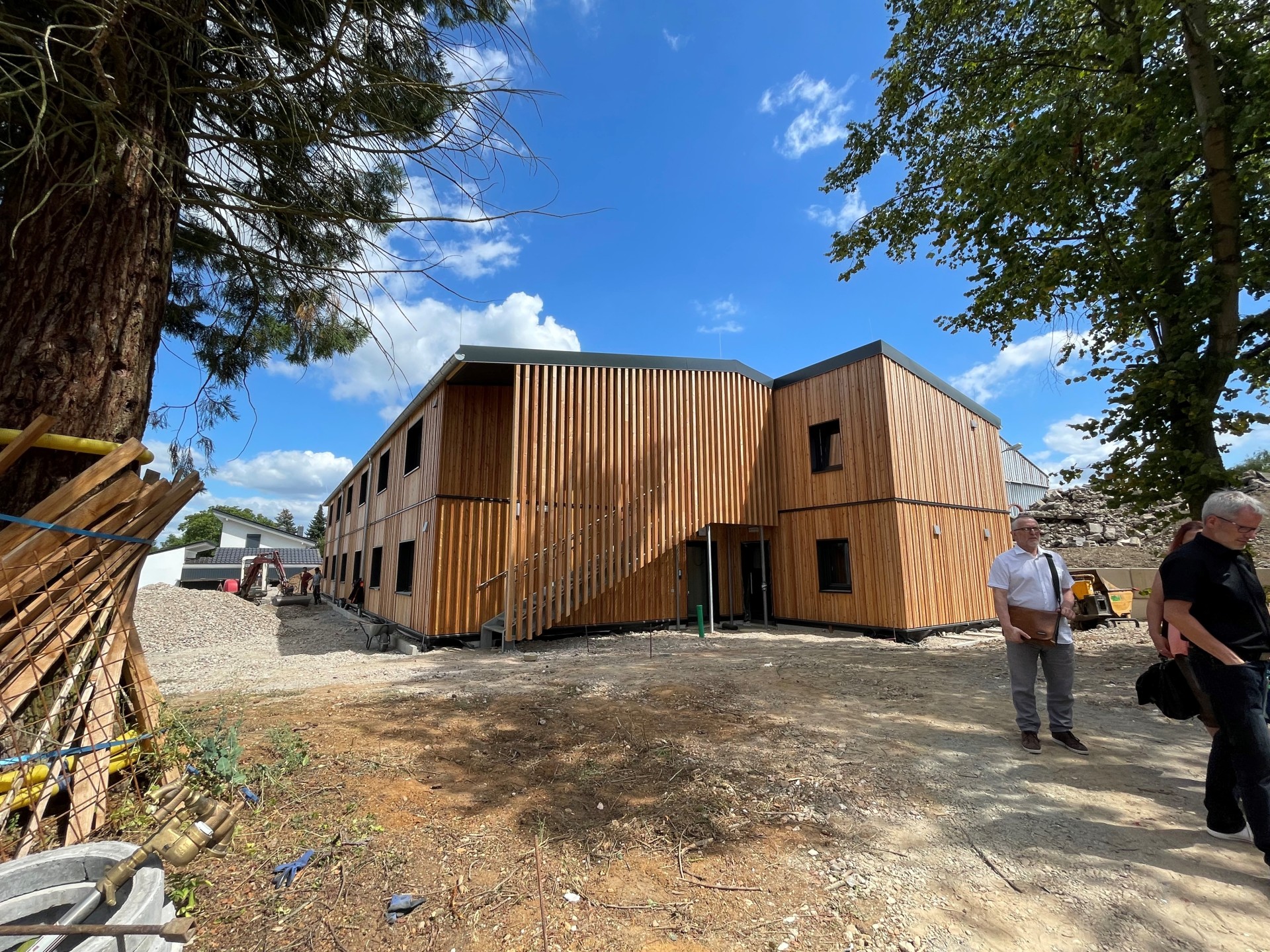 Bild eines Modulgebäudes im Landkreis Gießen