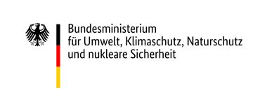 Das Logo des Bundesministeriums für Umwelt, Klimaschutz, Naturschutz und nukleare Sicherheit.